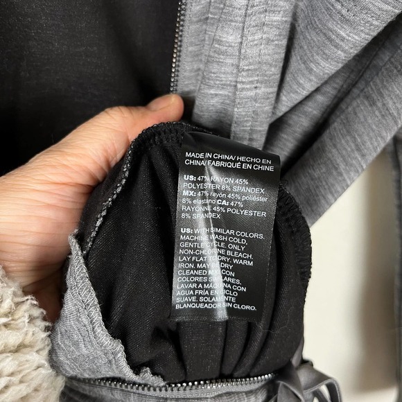 White House Black Market Zip front gray Jumpsuit size‎ 2 - Picture 12 of 12